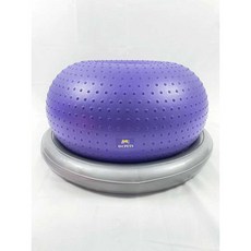  강아지튼튼짐볼 강아지밸런스볼 재활 슬개골운동 균형, 마사지 포인트 도넛 핑크 베이스 