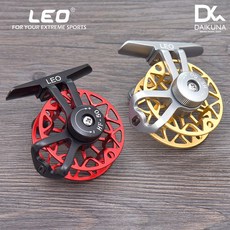 다이쿠나 LEO HF50 올메탈 초경량 CNC 정밀가공 울트라 라이트 플라이릴, 레드