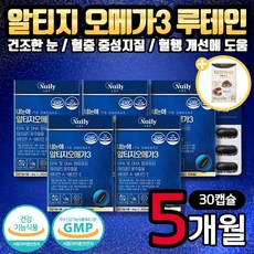 식약처 GMP 인증 알티지 오메가3 캡슐 블루베리 결명자 당근 분말 혈행 눈 건강 기능식품 EPA DHA 루테인 rTG OMEGA3 마리골드 류신 트립토판 엄마 아빠 부모님 선물, 식약처 GMP 인증 알티지 오메가3 캡슐 블루베리 결명, 1개