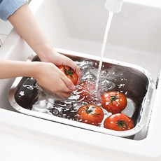 바겐슈타이거 스텐304 대용량 설거지통 10L, 1개, 실버