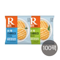 어묵스테이크 [랭킹닭컴] 랭커 어묵 스테이크 혼합구성 100g 100팩(오리지널50+청양고추50)