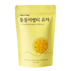 톡투허 퉁퉁이별 유자티 임산부 호박차 유자차 그린루이보스티 귤피차 오미자차, 1.5g, 30개입, 1개