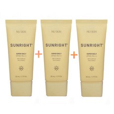 뉴스킨 선라이트 수퍼 데일리 3개 SPF50+ PA++++50ml 선크림