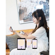 전동 피지흡입기/블랙헤드/모공케어/충전식모니터링형, 화이트
