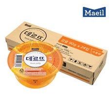 [매일] 데르뜨 젤리 감귤 90G 24개, 상세페이지 참조