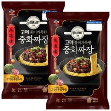 CJ 고메 중화짜장 760g x 2봉 (4인분)., 4인분