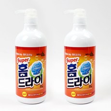 슈퍼 홈드라이 1900ml(950mlX2개) 드라이전용 액체세제, 950g, 2개