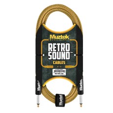 뮤즈텍 레트로 사운드 악기 케이블 Muztek RS-300 RS-500 RS-700 55케이블 3m 5m 7m 300L 500L 700L, RS500 TW