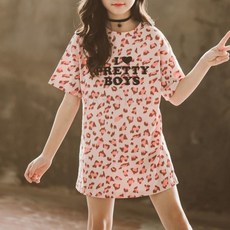 kirahosi 아동 주니어 티 셔츠 롱 여아 패션 132호+ 덧신 증정 ADvarps0