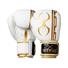 스파링 복싱 글러브 색상사이즈 택1 STING Armaplus TrainingSparring Boxing Gloves, 옵션 8 Color = White/Gold | Size = 16oz