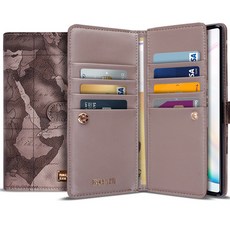 프리미엄 명품의 디테일과 충격 보호 8개의 카드수납 지페 다이어리 케이스 벨벳