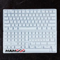 MDA키캡 푸딩 기계식키보드 스위치 도자기 투명 136 키 크리스탈 PC 2 색 주입 젤리 61 68 75 84 87108