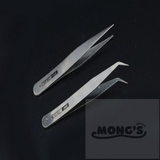 셀러트라이브 정밀 핀셋 네일핀셋 공구핀셋, 일자형, 1개