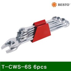 MDJ9355 콤비네이션렌치 T-CWS-6S 6pcs 10-19mm (1EA) 렌치/랜치/몽키/렌찌