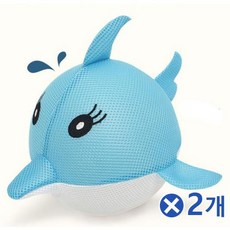 매쉬소재 애니멀 탱탱볼 펌프포함 1Px2개 물놀이용품, MD_허스키_
