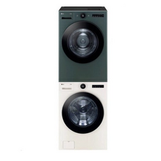 트롬 LG 오브제컬렉션 세탁기 FX23GNG + 건조기 RD20ENE 23kg + 20kg 세트 1등급 방문설치, 네이처 베이지(세탁기)네이처 그린(건조기), fX23ENE-GNg