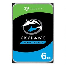 Seagate Skyhawk 3.5 6TB ST6000VX009 [데이터 복구 3년 첨부] 내장 하드 디스크 3년 보증 네트워크 감시 - st6000vx009