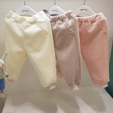 아가방 24 겨울 베이비페어 도톰하게 보들하게 기모 배기바지 유아 겨울 바지! 편한 데일리 바지는 조거 바지가 최고! 데일리 놀이복 간단 유아 외출복으로 캡인기