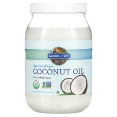 가든오브라이프 무가공 엑스트라 버진 코코넛오일 1.6l(56fl oz), 1개, 224ml