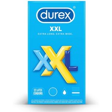 Durex XXL Extra Long Extra Wide Condoms 듀렉스 XXL 엑스트라 롱 엑스트라 와이드 콘돔 12개입 3팩