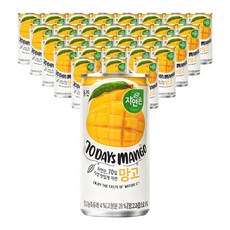 자연은 70일 망고 180ml 30개입 한박스 캔음료, 30개