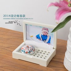 아기 치아 유치 보관함 신생아 배꼽 탯줄 보관 임산부 시누이 선물 탯줄함 세트, 금계유치태모함 기본형