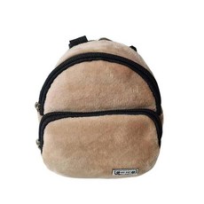 플란넬 강아지 배낭 애완 동물 간식 가방 귀여운 학교 대용량 휴대용 캐리어 야외, 3. khaki, 1개