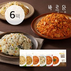 바르닭 닭가슴살 곤약볶음밥 6종 혼합, 250g, 6팩