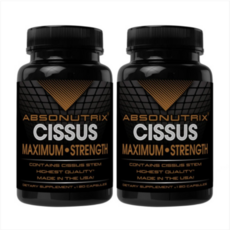 [2개 세트]앱소뉴트릭스 시서스 맥시멈 스트렝스 1600mg 120캡슐 (4개월분), 240정, 2개