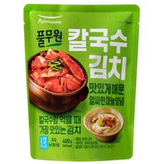 풀무원 칼국수 김치 400g, 2개