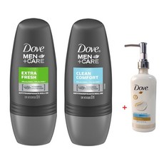 도브 데오드란트 롤온 50ml x 2개+사은품 증정 /겨등랑이 땀냄새제거제, 클린컴포트2개+사은품, 2개