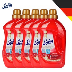 독일 기술력 no 미세 플라스틱 세탁세제 소핀 1.5L, 세탁세제 소핀1.5LX5