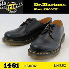[Dr.Martens]닥터 마틴 1461 3홀 GIBSON깁슨 블랙 마틴 깁슨화 레이스 업화 가죽 신발 옥스퍼드 신발 신