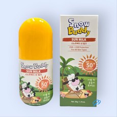 스노우버디 뿌리는 어린이 선밀크 SPF50+ PA++++, 50g, 1개