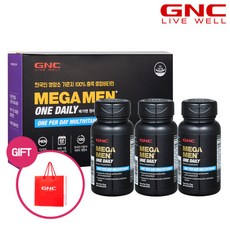 [GNC] 메가맨 원 데일리 멀티비타민 3개 선물세트, 1개, 단품