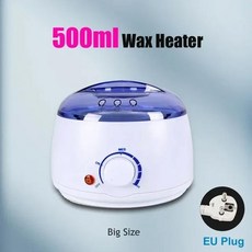 항아리형 기계 히터 제모 열 Epilator 파라핀 전기 왁스에 왁싱 워머 녹는 급속, 한개옵션1, 7) 036-W-EU-500ML