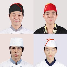 DCA21 망사 주방 위생모 위생모자 조리모 헬로우 모자, DCA21 곤색+오렌지줄, 1개