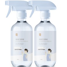 1+1 쉼표365 에어컨 탈취제 500ml 차량 일반 겸용 냄새 제거 자동차 차량 일반 벽걸이 스탠드 겸용 에어컨냄새 탈취 탈취제, 2개