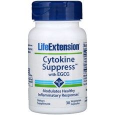 Life extension 사이토카인 서프레스 EGEG함유 Cytokine Suppress with EGCG 30베지캡슐