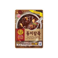 오뚜기 오즈키친 동지팥죽 450G 비상식량 아침대용 환자식 영양식 간편식 풍미, 6개