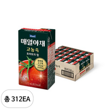 매일야채 고농축 토마토의 힘, 125ml, 312개