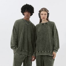 쥬비우 피그먼트 남자맨투맨