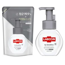 랩신 V3 핸드워시 손세정제 센서티브 용기 250ml 리필 200ml, 센서티브 용기 250ml + 리필 200ml (세트), 1개