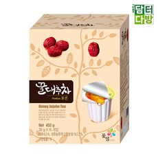 건강차 꿀대추차 포션 15입 2개 꽃샘 차 꿀대추차 대추차 꽃샘차, 30g, 15개입, 15개