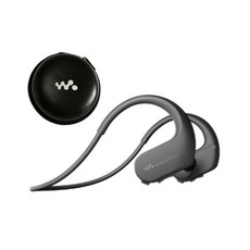소니 NW-WS413 수영장엠피쓰리 이어폰식 MP3 완전방수 바닷물사용 웨어러블방수, 공식 표준, 블랙 NW-WS413 + 스토리지 백 4G