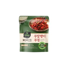 CJ제일제당 CJ 제일제당 비비고 무말랭이무침110G(냉장)X5, 110g, 5개