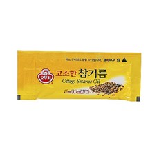 오뚜기 일회용 고소한 참기름, 4.5ml, 50개