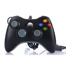 Windows XP Vista 7 8 10의 Xbox 360 Slim 또는 PC 게임용 유선 컨트롤러 호환 및 인체 공학적 조이패드 / 게임, 단일상품, 단일상품