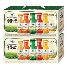 가야농장 주스 6종 종합선물세트, 180ml, 72개