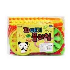 꽈배기 플라잉 프로펠러 40개입 낙하산 부메랑 바람개비